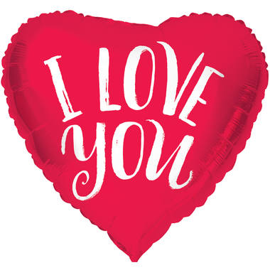 Folieballon Hart I Love You - 45cm afbeelding