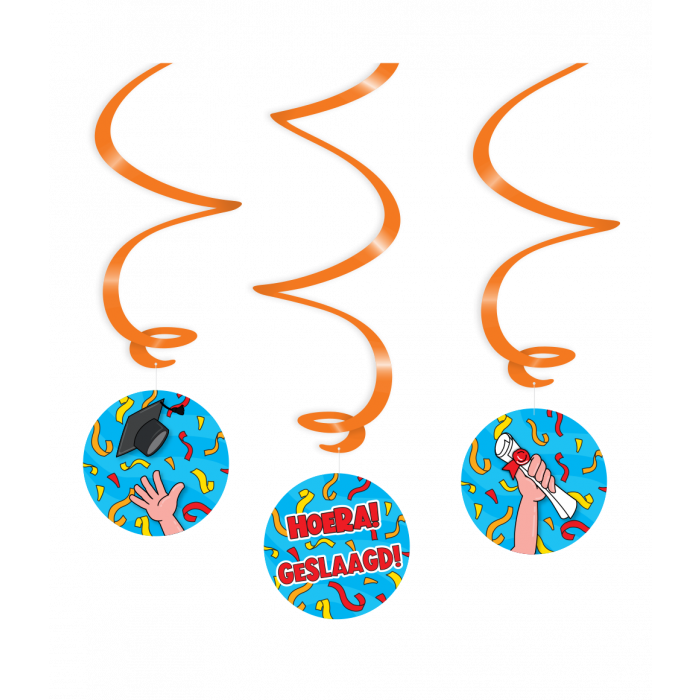 Hang Swirls Cartoon Geslaagd afbeelding