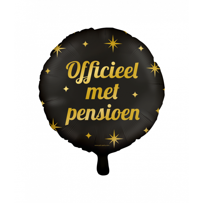 Folieballon Classy Party - Pensioen afbeelding