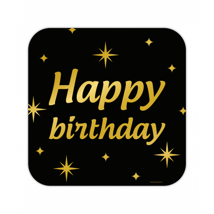 Classy Party Huldeschild - Happy Birthday afbeelding