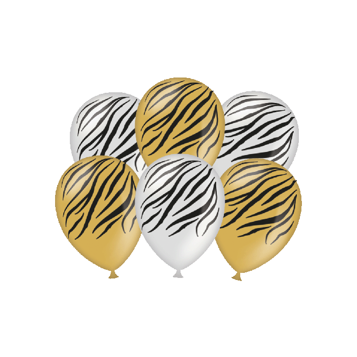 Ballonnen Safari Zebra