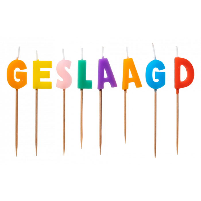 Taart Kaarsjes Geslaagd