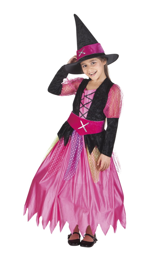 Roze Heksen Pakje Meisjes 146-152 afbeelding