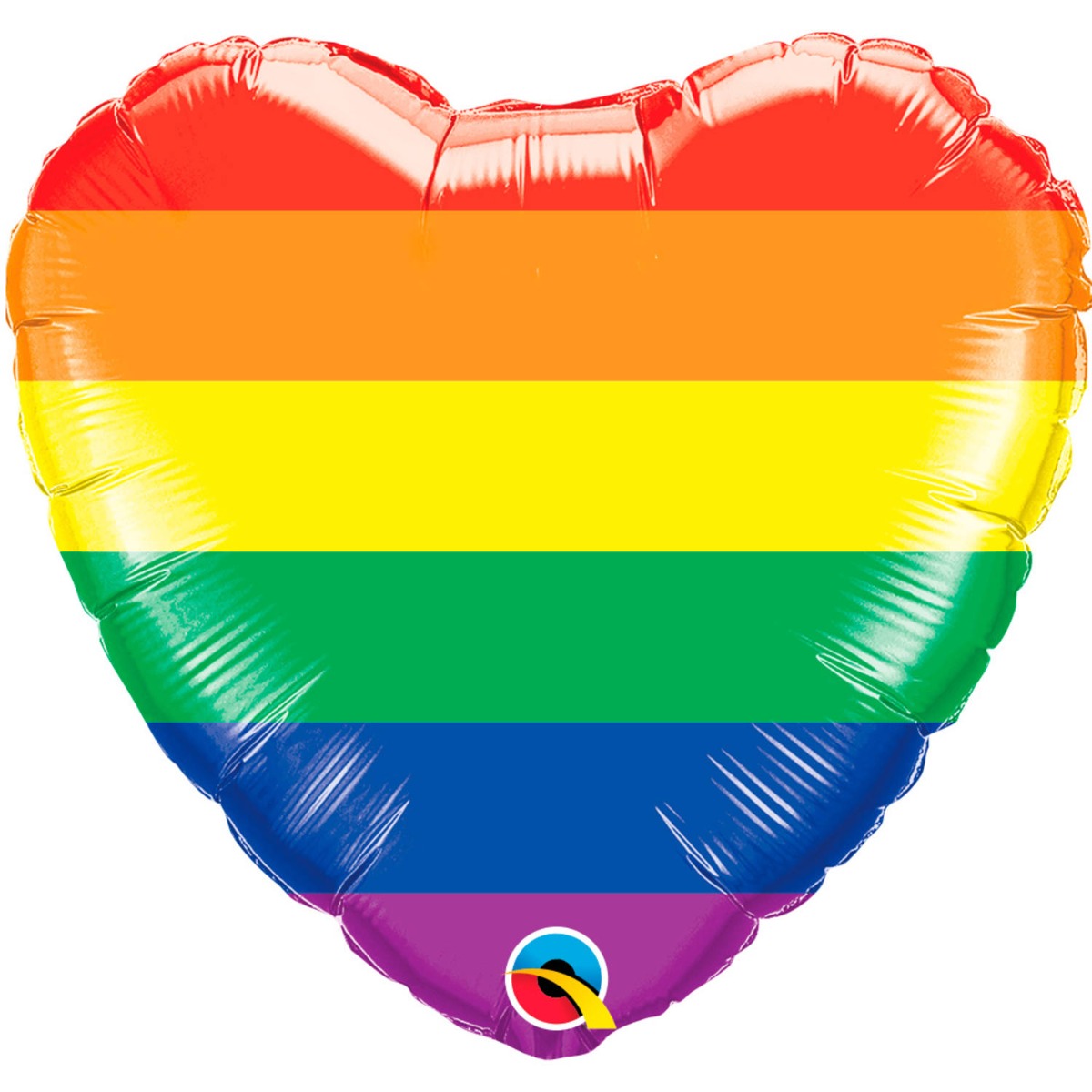 Folieballon Rainbow Hart - 45cm afbeelding