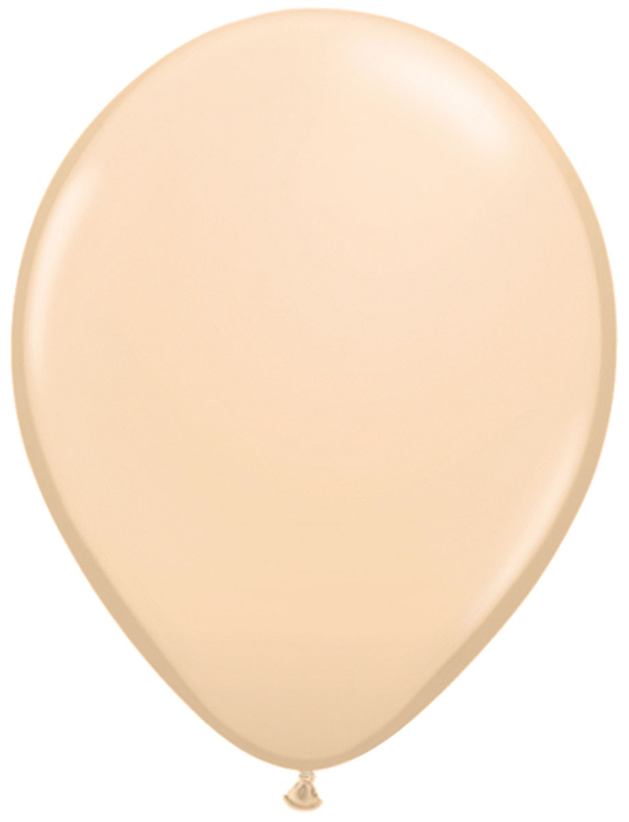 Huidskleurige Ballonnen 28cm - 100 stuks afbeelding