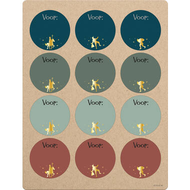 Welkom Sint en Piet Naamstickers