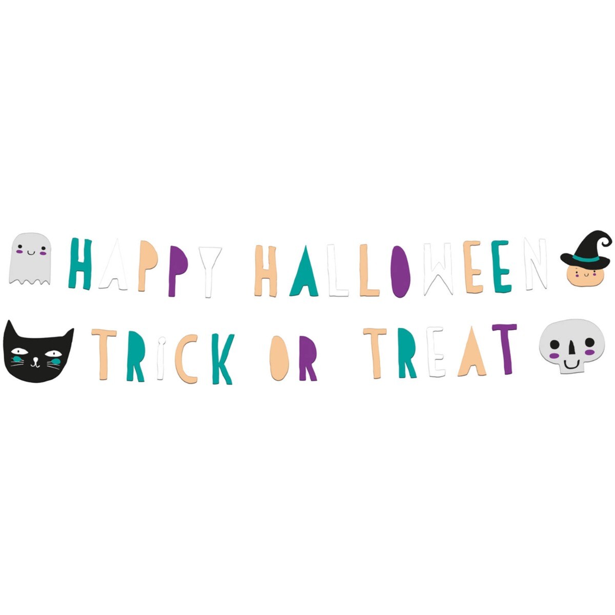Happy Halloween Letterslingers - 2stk