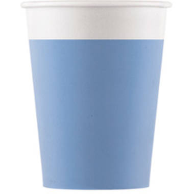 Bekertjes Blauw Composteerbaar - 8stk afbeelding
