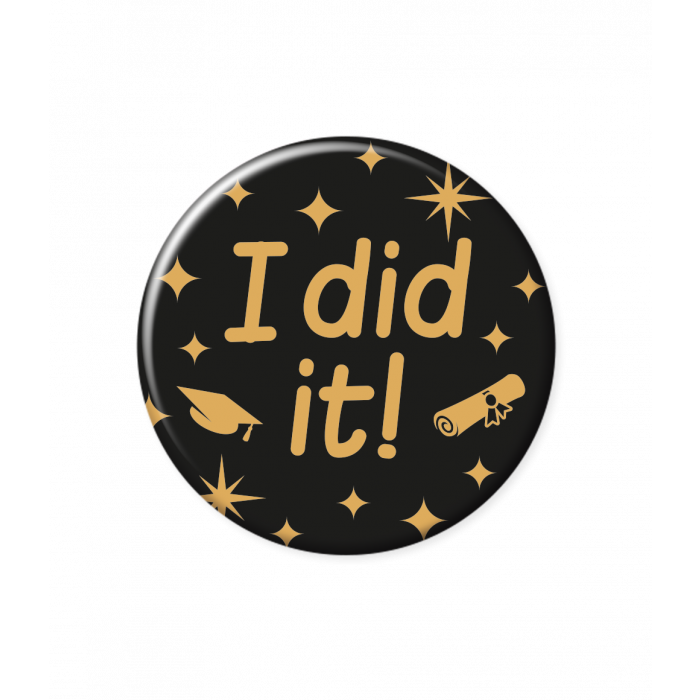 Button You Did It afbeelding