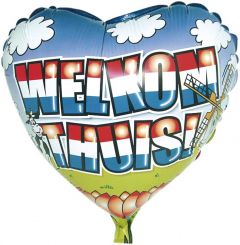 Welkom Thuis Hartballon - 45 cm