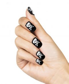 Kunstnagels Piraten Schedel - 24 stuks
