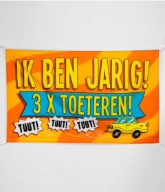 Gevelvlag XXL - Ik ben jarig