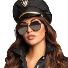 Politie Bril - Zwart