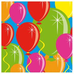 Servetten balloons - 25 x 25 cm - 20 stuks