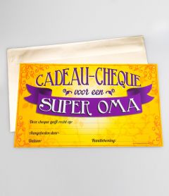 Cadeau Cheque - Oma