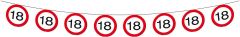 18 Jaar Verkeersbord Slinger - 12 meter
