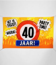 Gevelvlag XXL - 40 Jaar 