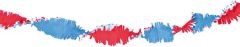 Draaiguirlande slinger rood-wit-blauw - 24 meter