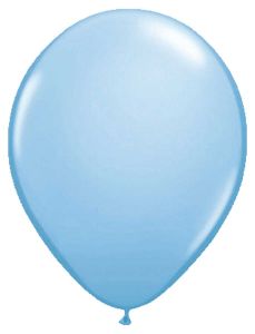 Lichtblauwe Metallic Ballonnen 30cm