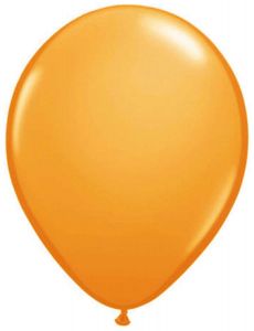 Oranje Metallic Ballonnen 30cm 