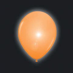 Oranje LED Ballonnen - 5 stuks