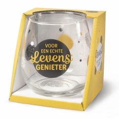 Wijnglas - Levensgenieter