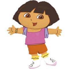 Folieballon Dora - Super Shape