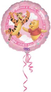 Winnie the Pooh Geboorteballon Meisje