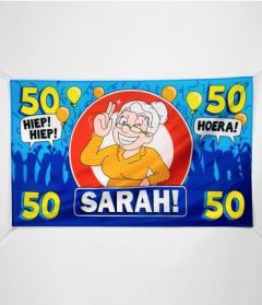 Gevelvlag XXL - 50 Jaar Sarah