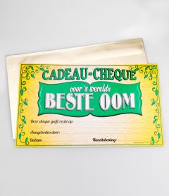 Cadeau Cheque - Oom