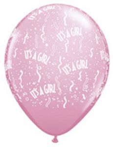 It's a Girl Ballonnen 28cm - 50 stuks