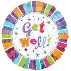 Get Well! Beterschap ballon - 46cm 