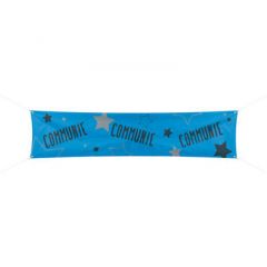 Communie Spandoek Blauw - 180x40cm