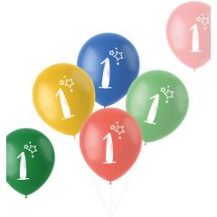 Ballonnen Retro Leeftijd - 1 t/m 12 Jaar