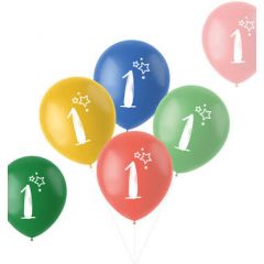 Ballonnen Retro Leeftijd - 1 t/m 12 Jaar