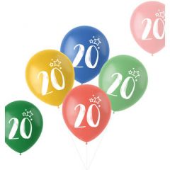 Ballonnen Retro Kroonleeftijden - 20 t/m 30 Jaar