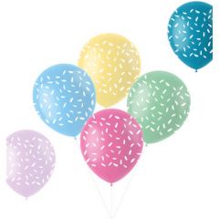 Ballonnen Sprinkles Pastel - 6stk