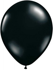 Zwarte ballonnen 13cm 20 stuks