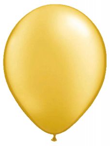 Gouden metallic ballonnen 13cm 20 stuks