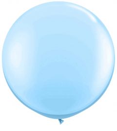 Lichtblauwe ballon XL - 90cm