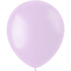 Ballonnen Powder Lilac Mat - 10, 50 of 100stk