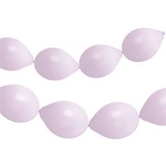 Knoopballonnen Powder Lilac - Mat