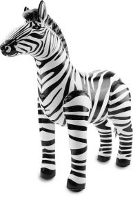 Opblaas Zebra - 60 cm