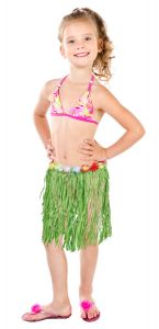 Hawaii Rok Groen Meisjes 30cm 