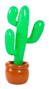 Opblaas Cactus - 92 cm