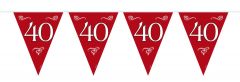 40 Jaar Jubileum Slinger Robijn Rood - 10 meter