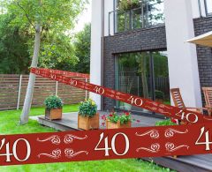 40 Jaar Jubileum Afzetlint - 15 meter