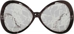 Zwarte Bril met Sexy Wit Kant