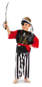 Piratenpak 4-delig Kindermaat