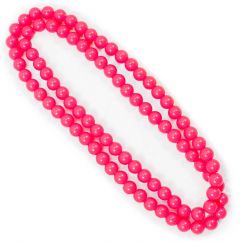 Ketting 100cm neon roze